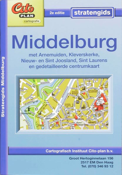 Citoplan stratengids Middelburg, Cartografisch Instituut Cito-plan - Paperback - 9789065801906