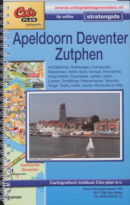 Citoplan stratengids Apeldoorn Deventer Zutphen, Cartografisch Instituut Cito-plan - Gebonden - 9789065801982