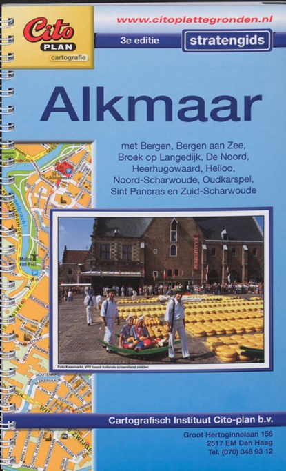 Citoplan stratengids Alkmaar, Cartografisch Instituut Cito-plan - Paperback - 9789065802026