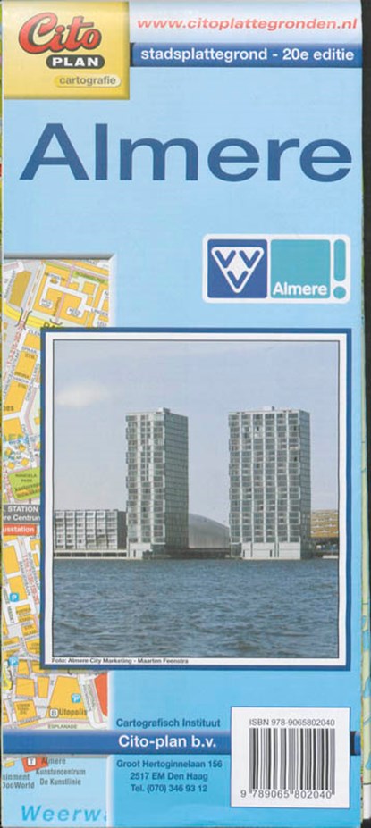 Stadsplattegrond Almere, Cartografisch Instituut Cito-plan - Paperback - 9789065802040