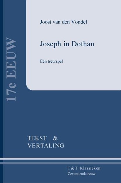 Joseph in Dothan, Joost van den Vondel - Paperback - 9789066200234