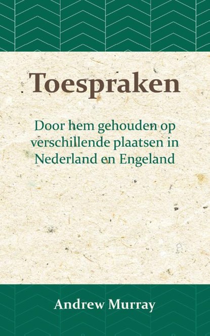 Toespraken, Andrew Murray - Paperback - 9789066592377