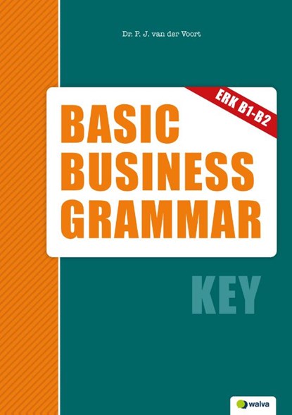 Basic Business Grammar, key, Piet van der Voort - Paperback - 9789066753761