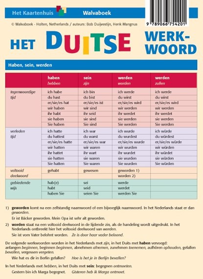 Het Duitse werkwoord, Bob Duijvestijn - Losbladig - 9789066754201