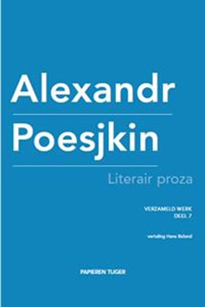 Literair proza, Alexandr Poesjkin - Gebonden - 9789067282796