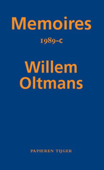 Memoires 1989-C, Willem Oltmans - Paperback - 9789067283380