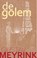 De golem, Gustav Meyrink - Gebonden - 9789067321822