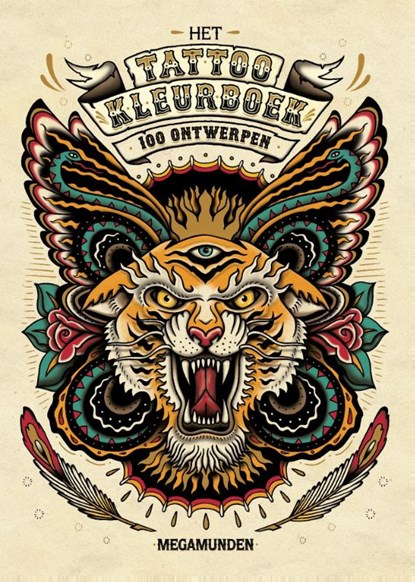 Het tattoo kleurboek, Megamunden - Paperback - 9789068686579
