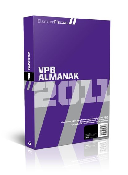 Elsevier VPB Almanak 2011, niet bekend - Paperback - 9789068825848