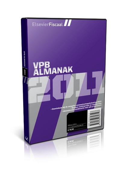Elsevier VPB Almanak 2011, niet bekend - Overig - 9789068827507