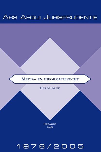 Jurisprudentie Media- & informatierecht 1976-2005, IViR - Paperback - 9789069165929