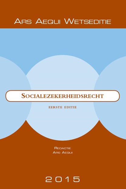 Socialezekerheidsrecht 2015 2015, Ars Aequi - Paperback - 9789069165967