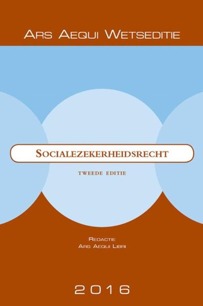 Socialezekerheidsrecht 2016, Ars Aequi Libri - Paperback - 9789069167619