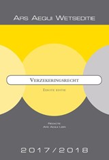 Verzekeringsrecht 2017/2018 - Ars Aequi Libri - 9789069168654