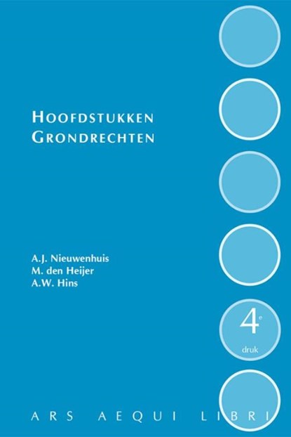 Hoofdstukken grondrechten, A.W. Hins ; M. den Heijer ; A.J. Nieuwenhuis - Paperback - 9789069168838