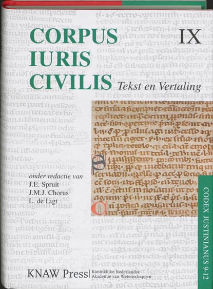 Corpus Iuris Civilis, J.E. Spruit ; J.M.J. Chorus ; L. de Ligt - Paperback - 9789069845975