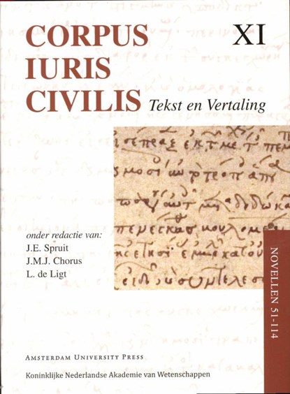 Corpus Iuris Civilis Novellen 51 - 114, niet bekend - Gebonden - 9789069846224