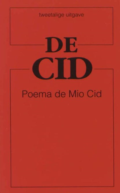 De Cid Poema de mio Cid, niet bekend - Paperback - 9789071677083