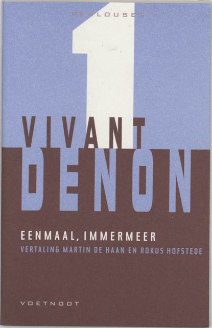 Eenmaal, immermeer, V. Denon - Paperback - 9789071877681