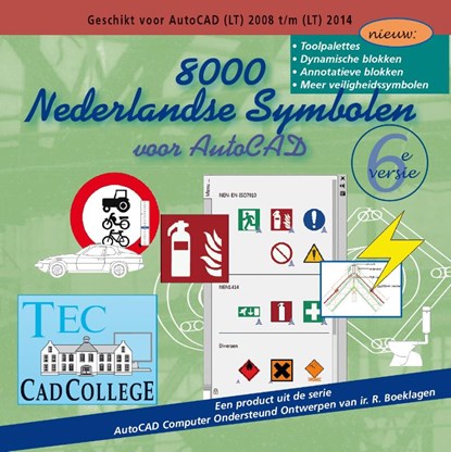 8000 Nederlandse Symbolen voor AutoCAD, Ronald Boeklagen - Overig - 9789072487841