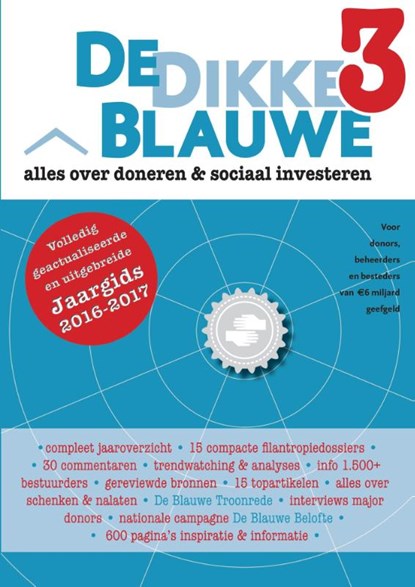 De Dikke Blauwe 3 Jaargids 2016-2017, Edwin Venema ; Charles Groenhuijsen - Paperback - 9789075458831
