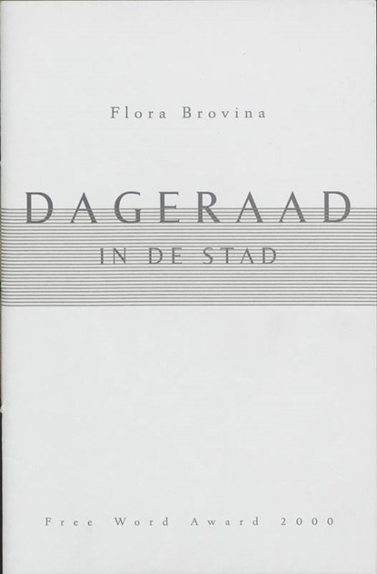 Dageraad in de stad, F. Brovina - Paperback - 9789075961102