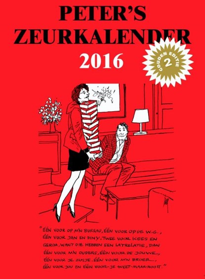 Peter's Zeurkalender, Peter van Straaten - Paperback - 9789076174549