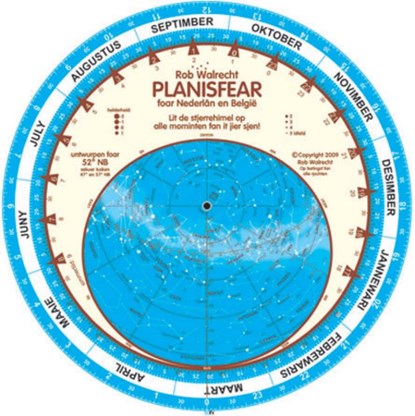Fryske Planisfear foar Nederlân en België: 52° NB, Rob Walrecht - Losbladig - 9789077052327