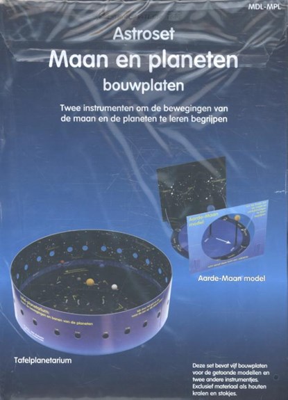 Astroset maan en planeten bouwplaten, Rob Walrecht - Losbladig - 9789077052464