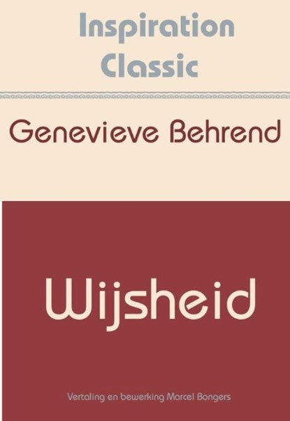 Wijsheid, Genevieve Behrend - Ebook Adobe PDF - 9789077662533