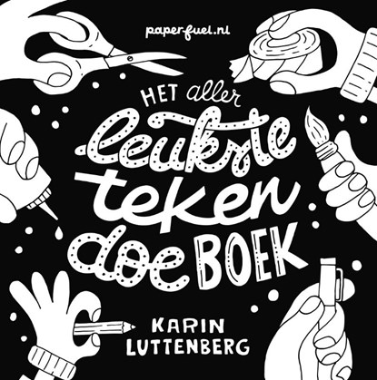 Het allerleukste teken-doeboek, Karin Luttenberg - Paperback - 9789078053736