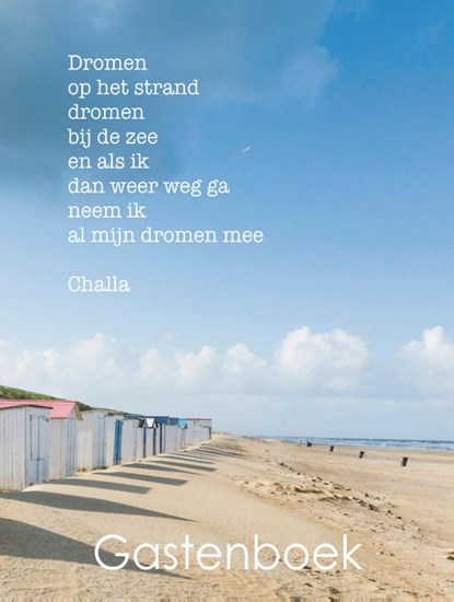 Gastenboek Strand, Angelique Challa - Gebonden - 9789078169550