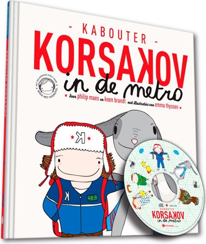 Kabouter Korsakov in de metro, Philip Maes ; Koen Brandt - Paperback - 9789079040339