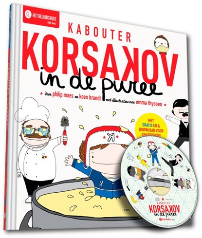 Kabouter Korsakov in de puree, Philip Maes ; Koen Brandt - Gebonden - 9789079040414