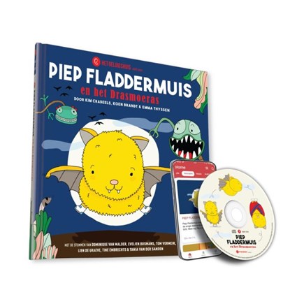 Piep Fladdermuis en het drasmoeras, Kim Crabeels ; Koen Brandt - Paperback - 9789079040803