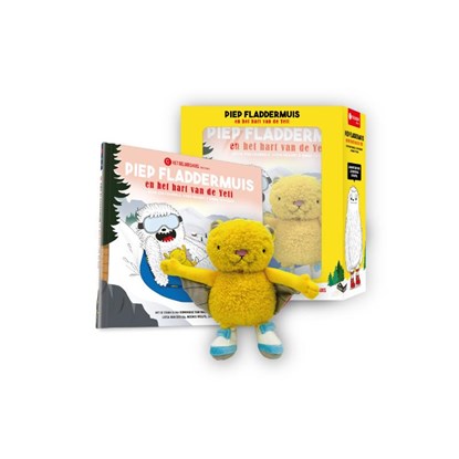 Piep Fladdermuis pakket boek en knuffel, Kim Crabeels - Gebonden - 9789079040940