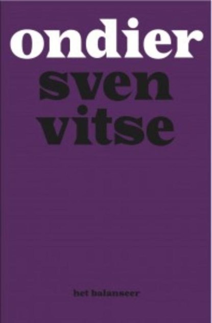 Ondier, Sven Vitse - Paperback - 9789079202348
