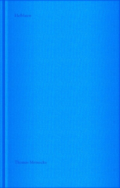Helblauw, Thomas Meinecke - Paperback - 9789079202553
