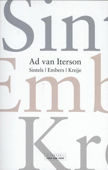 Sintels | Embers | Krejje, Ad van Iterson - Paperback - 9789079226405