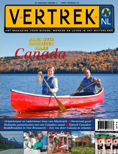 VertrekNL 22 - Alles over emigreren naar Canada, Rob Hoekstra ; Bert Hartman ; Remon Franssen ; Heleen Ronner - Paperback - 9789079287666