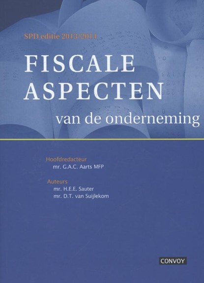 Fiscale aspecten van de onderneming, G.A.C. Aarts - Paperback - 9789079564842