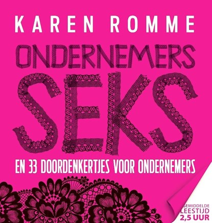 Ondernemersseks, Karen Romme - Paperback - 9789079826148