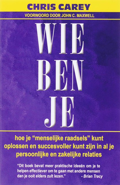 Wie ben je, C. Carey - Paperback - 9789080396050