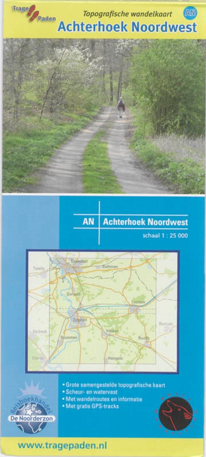 Topografische Wandelkaart Achterhoek Noordwest, Wolfs Wandelplan - Losbladig - 9789081396141