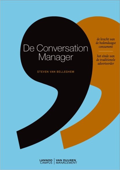 De conversation manager, Steven van Belleghem - Paperback - 9789081516327