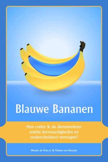 Blauwe Bananen, Wouter de Vries jr. ; Thiemo van Rossum ; Dorien Aaftink - Paperback - 9789081528900