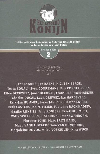 Het liegend konijn, Jozef Deleu - Paperback - 9789081696197