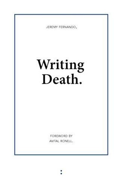 Writing Death, Jeremy Fernando - Overig - 9789081709101