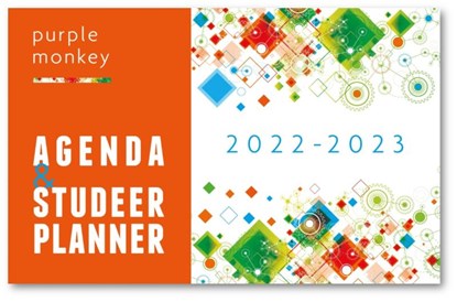 Purple Monkey Agenda en Studeerplanner 2022-2023, John Cliteur - Gebonden - 9789081920377