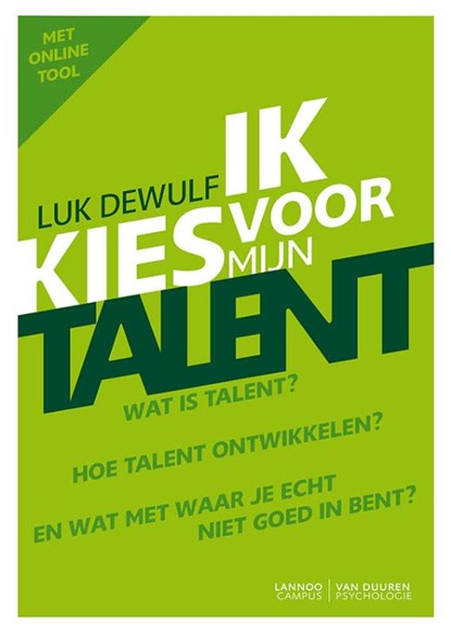 Ik kies voor mijn talent, Luk Dewulf - Paperback - 9789082033755